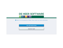 Tablet Screenshot of portaal.deheer-software.nl